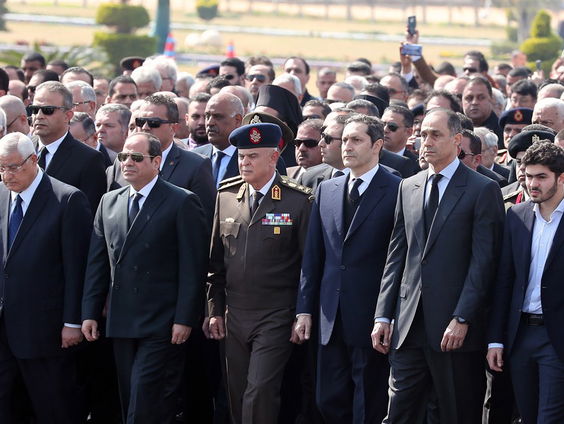 De spierballen van president Sisi