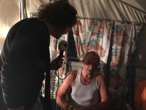 Verslaggever Jesse Sprikkelman live vanaf de vierdaagsecamping