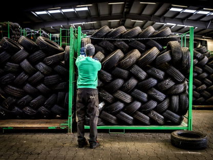 Bandenbedrijven hanteren dubbel zo hoge wettelijke verwijderingsbijdrage