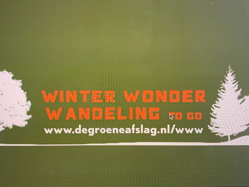 Winter Wonder Wandeling To Go