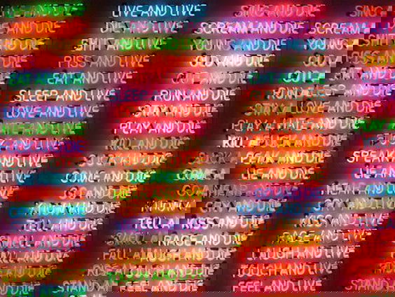 Bruce Nauman in het Stedelijk