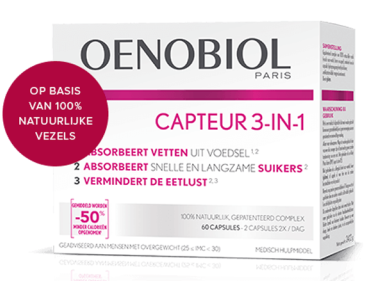 Met dure capsules van Oenobiol van 35 euro val je niet af