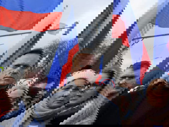 Wie durven er morgen de straat op in Rusland?