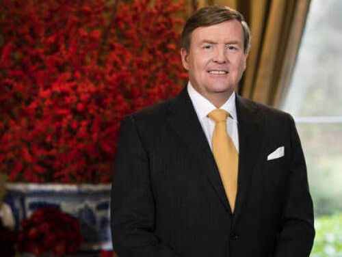Chinese Zaal decor kersttoespraak koning Willem-Alexander