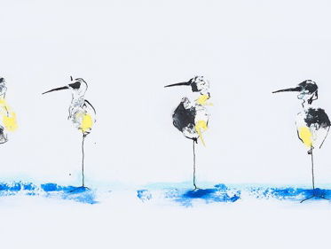 Een echte vogelkijkhut voor niet bestaande vogels