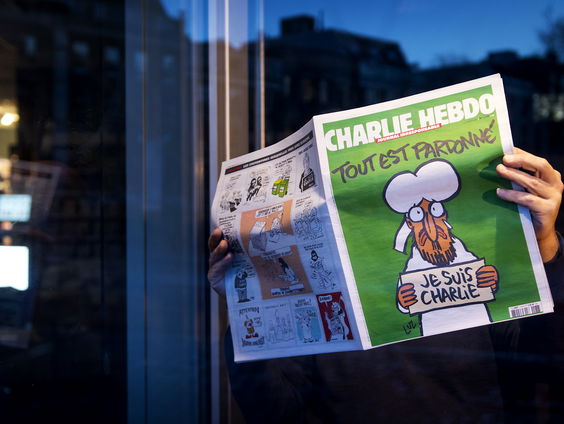 Rechtszaak aanslag Charlie Hebdo begint