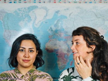 Marjolijn van Heemstra en Zohre Norouzi