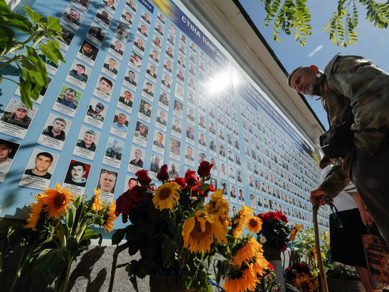 Dromen over vrede aan de Oekraïense frontlinie