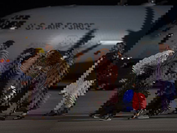 De vooravond van Amerika's vertrek