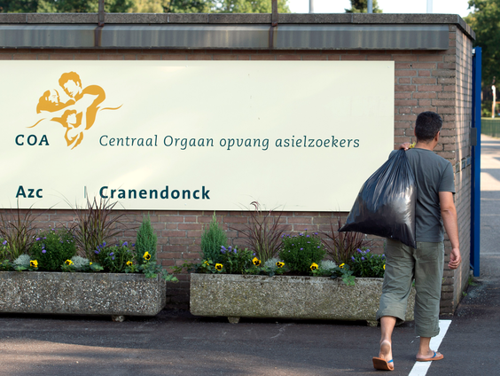 Demonstrerende asielzoekers