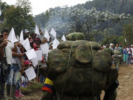 De FARC keert stapje voor stapje terug uit de Colombiaanse jungle