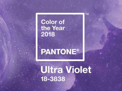 Ultraviolet kleur van het jaar