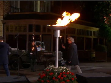 Bevrijdingsvuur ontstoken