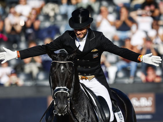 Hoe de zoon van wonderpaard Totilas Nederlands Kampioen werd