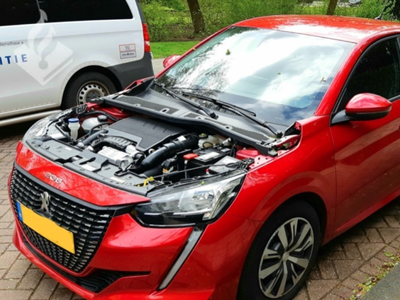 Gestolen motorkappen