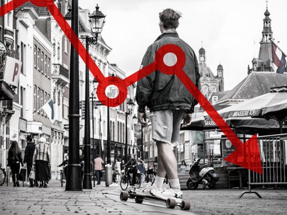 Ongekende krimp economie