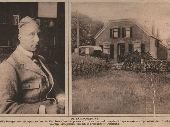 Duitse kroonprins op Wieringen