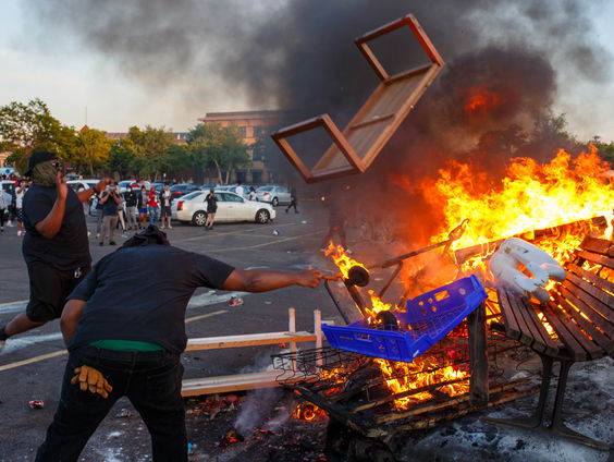 Opnieuw onrustig in Minneapolis