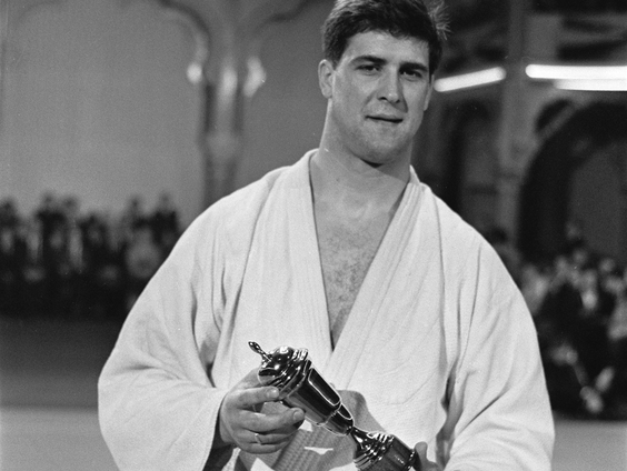 De Utrechtse Anton Geesink was zeldzaam succesvol op de judomat