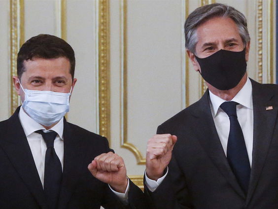 Parade van ministers in Oekraïne