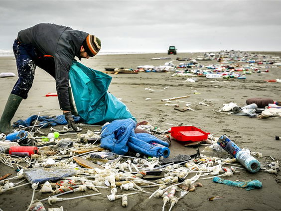 Verloren zeecontainers MSC Zoe: microplastic onderzoek