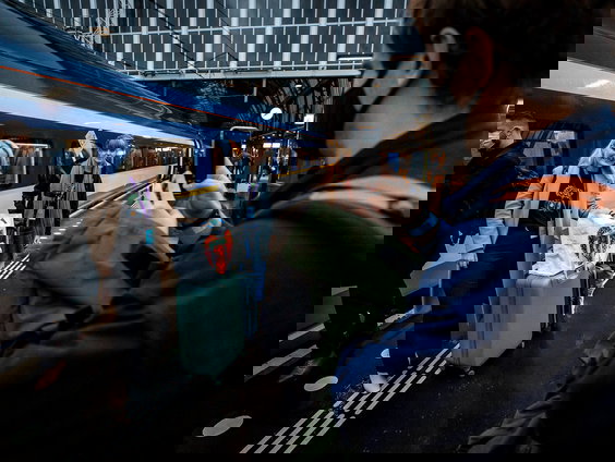 Klimaattrein op weg naar Glasgow