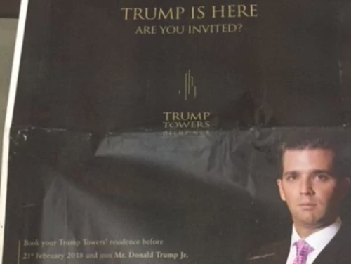 Trump jr. bezoekt India