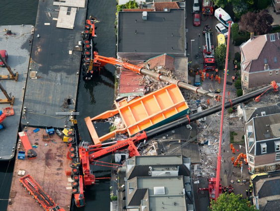 3 augustus 2015: Het kraanongeluk in Alphen aan de Rijn