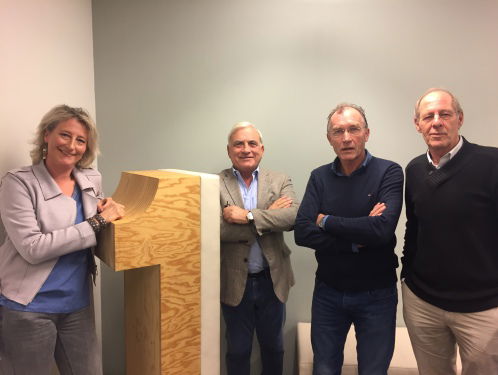 Rik Felderhof en Jos Valentijn op De Perstribune