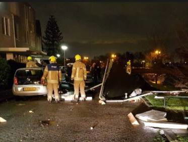 Westerstorm raast over het land