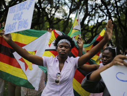 Een week later in Zimbabwe