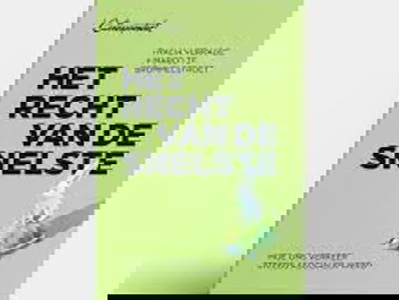 Genomineerde Brusseprijs: Het recht van de snelste