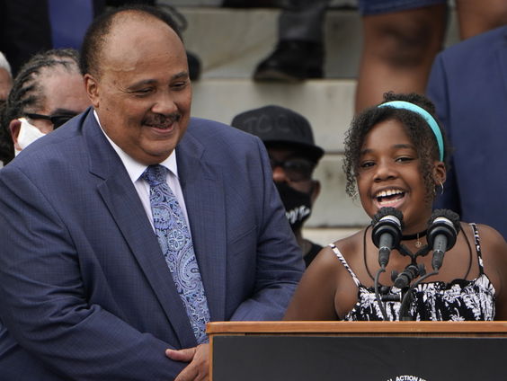 Stemming in de VS: de kleindochter van Martin Luther King