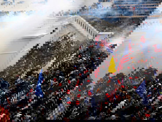 Michiel Vos keek naar de hoorzitting over de Capitool-bestorming