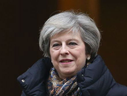 May op bezoek bij Trump