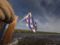 Het skûtsjesilen in het Friese Eernewoude was vandaag extra spannend voor het publiek