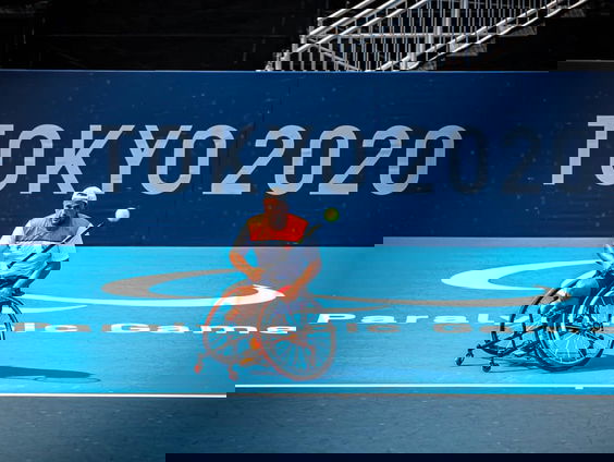 Rolstoeltennisser Tom Egberink te gast over de Paralympische Spelen