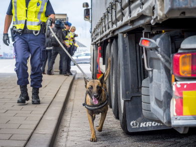 Meeliftende migranten maken het werk van Nederlandse vrachtwagenchauffeurs gevaarlijk
