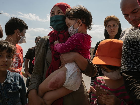 Gezicht van de vluchteling