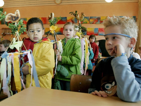 In Hellendoorn vieren ze nog altijd Palmpasen