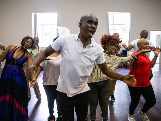 Een college gospelmuziek