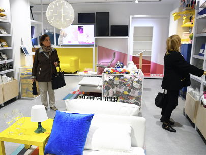 ''Zelfs miljonairs hebben meubels van Ikea!''