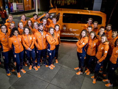 Olympische Spelen, teamoverdracht op Papendal