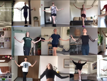 Het Nationaal Ballet danst samen vanuit huis