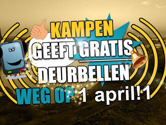 Kampen blijft mogelijk zitten met honderden gratis deurbellen