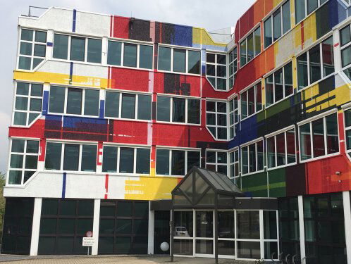 Muurschildering van 750 vierkante meter in Heerlen