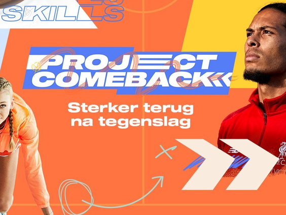 Topsporters helpen jongeren in Project Comeback
