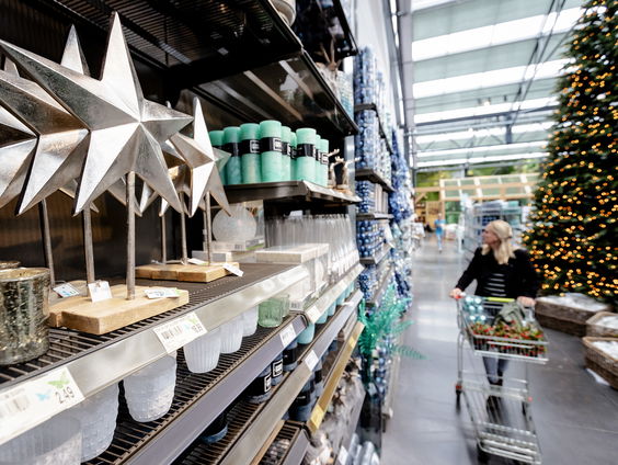 Nu al volop kerst in de tuincentra