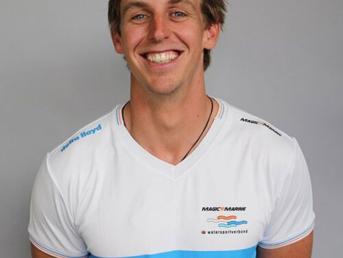 Nicholas Heiner op weg naar Tokio