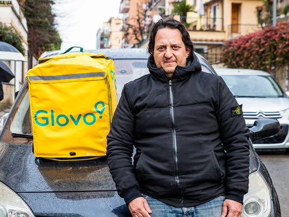 De maaltijdbezorgers van Rome